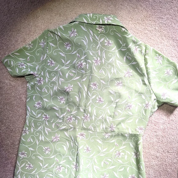 Vintage Floral Dress / Vintage Jaclyn Smith Maxi - Picture 2 of 10